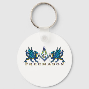 Masonic drakons nyckelring