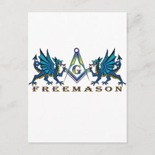 Masonic drakons vykort