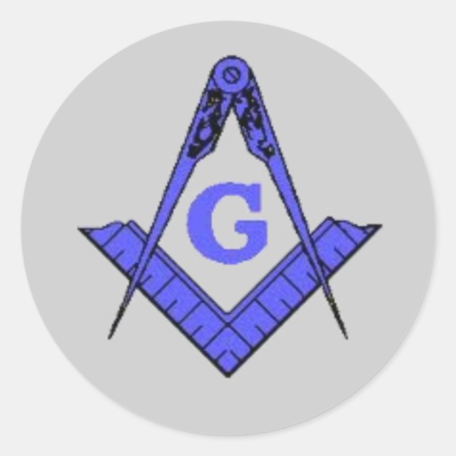 Masonic Edition Runt Klistermärke (Framsida)