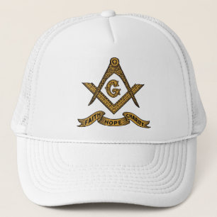 Masonic emblemlock truckerkeps