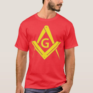 Masonic Entered Apprentice Square Compass Freemaso T Shirt