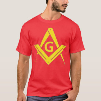Masonic Entered Apprentice Square Compass Freemaso T Shirt