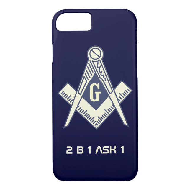 Masonic fodral för iPhone 7 Case-Mate iPhone Skal (Baksida)