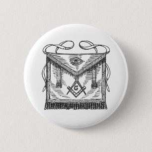 Masonic förkläde knapp