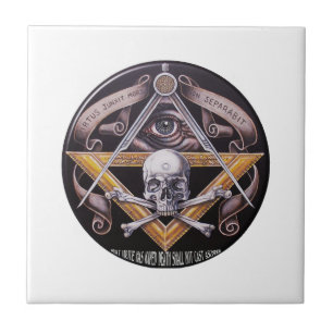 Masonic förtjänst kakelplatta