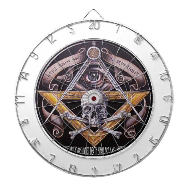 Masonic förtjänst piltavla (Framsidan)