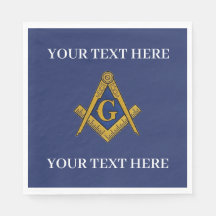 Masonic Freemason Square och Compass Blue