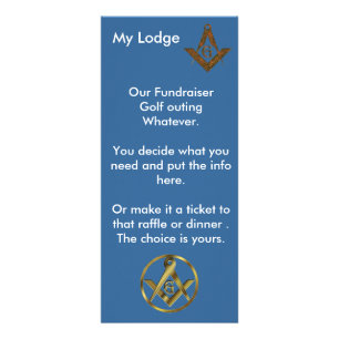 Masonic Fundraiser Reklamkort