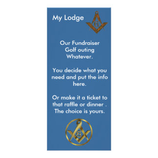 Masonic Fundraiser Reklamkort