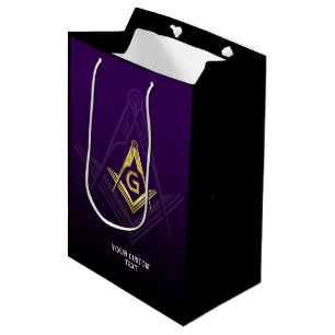 Masonic Gift Bags   Grand Lodge   Lila och Guld