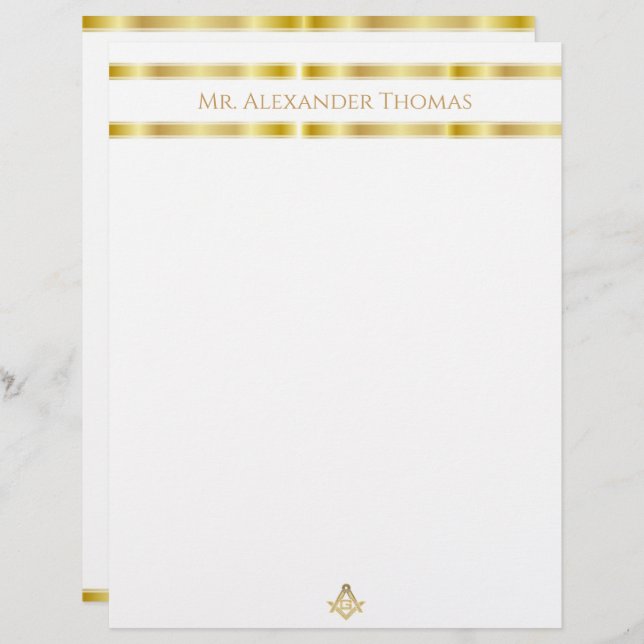 Masonic Golden Rush (Fram/baksida)