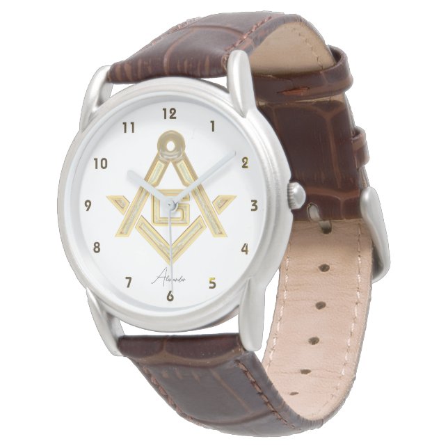 Masonic Golden Rush Armbandsur (Vinklad)