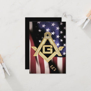 Masonic Golden Rush Inbjudningar