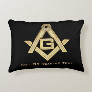 Masonic Golden Rush Prydnadskudde