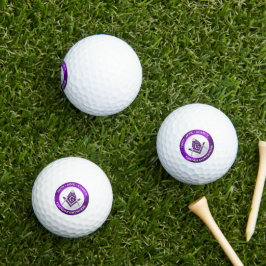 Masonic Golf Balls Purple
