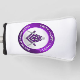 Masonic Golf Putter Cover Purple