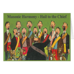 Masonic Harmony Hälsningskort