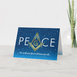 Masonic-julkort | Helgdag för frimurare Helgkort
