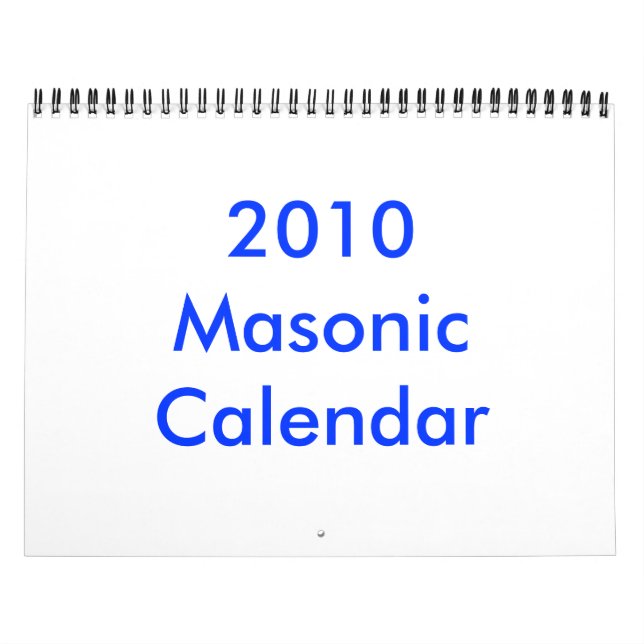 Masonic kalender 2010 (Omslag)