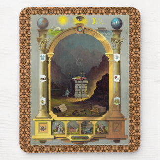 Masonic kartlägga 2 musmatta