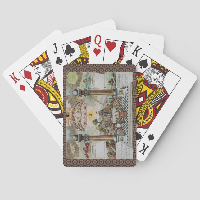 Masonic kartlägga casinokort (Baksidan)