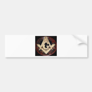 Masonic kvadrera och omringa funktionsdugligt bildekal