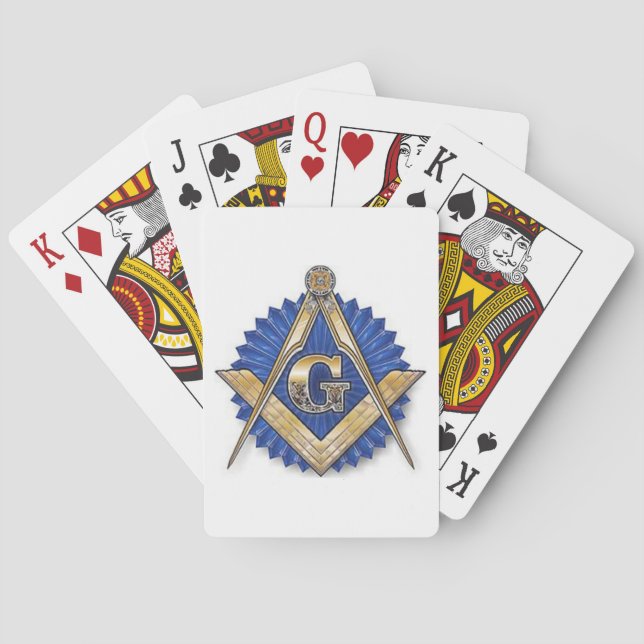 Masonic leka kort casinokort (Baksidan)