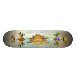 Masonic Life (Cosmos) Old School Skateboard Bräda 18 Cm