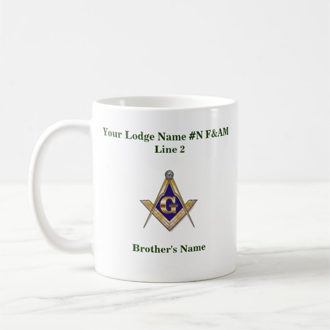 Masonic Lodge Mugg (Vänster)
