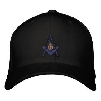 Masonic Lodge Passande EMBRODERED hat Broderad Keps