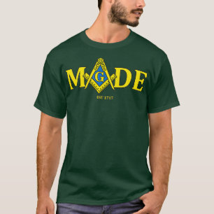Masonic Made Est 1717 Freemason Lodge T Shirt