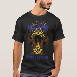 Masonic Mason Strong och Hono-julgåvan T Shirt