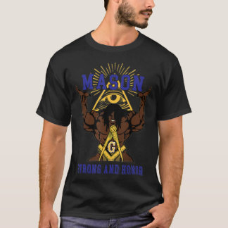 Masonic Mason Strong och Hono-julgåvan T Shirt
