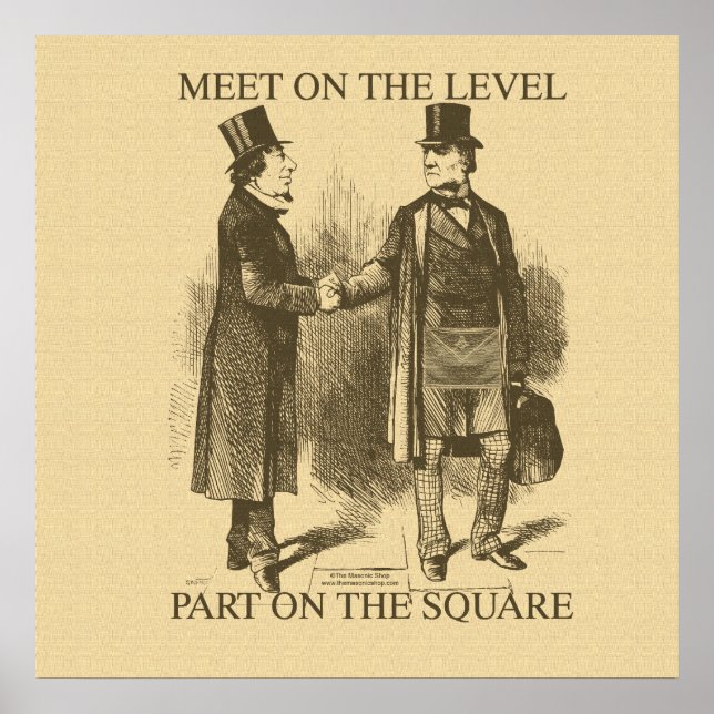 Masonic Meeting Poster (Framsidan)