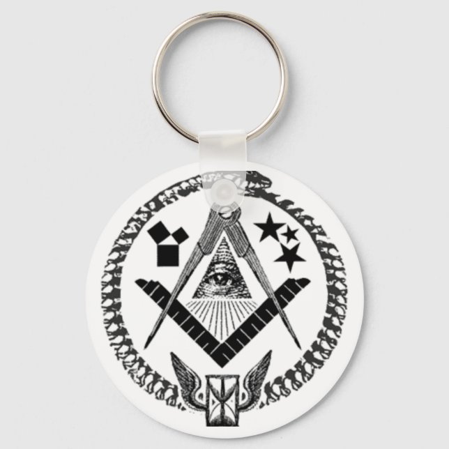 Masonic Memorabilia Nyckelring (Framsida)