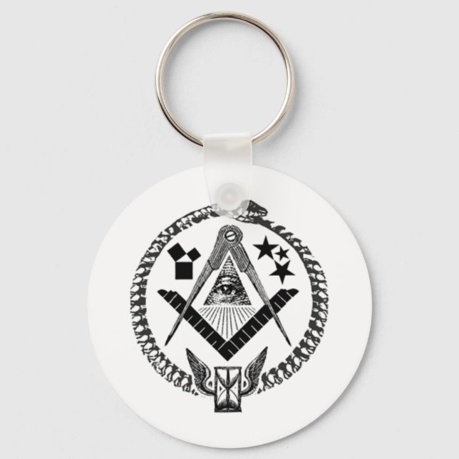 Masonic Memorabilia Nyckelring (Framsida)