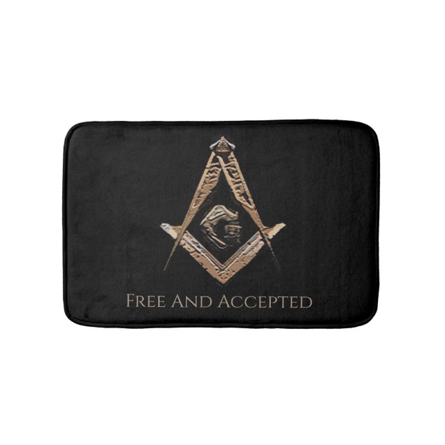 Masonic Minds (BrownishGold) Badrumsmatta (Framsidan)
