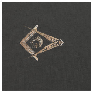 Masonic Minds (GoldenBrownish) Tyg