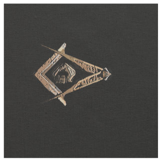 Masonic Minds (GoldenBrownish) Tyg