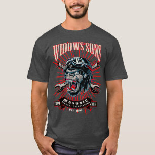 Masonic Monster Widows Sons WSMRA T Shirt