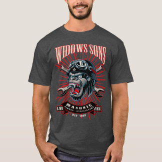 Masonic Monster Widows Sons WSMRA T Shirt