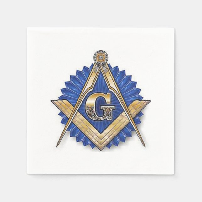 Masonic Napkins Pappersservett (Framsidan)