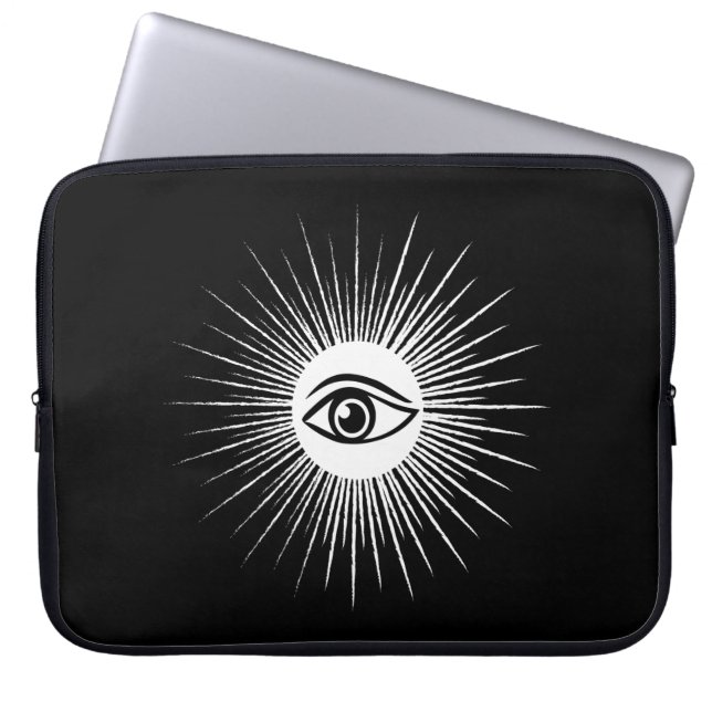 Masonic öga laptop fodral (Framsidan)