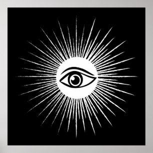 Masonic öga poster