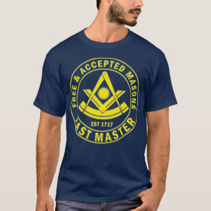 Masonic Past Master F AM Square Compass T Shirt