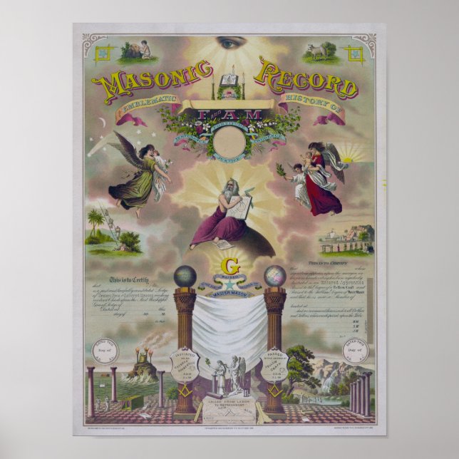 Masonic Record Poster (Framsidan)