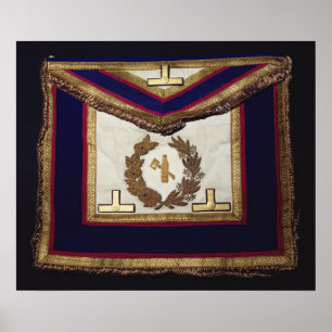 Masonic Regalia från Turin-ordern Poster