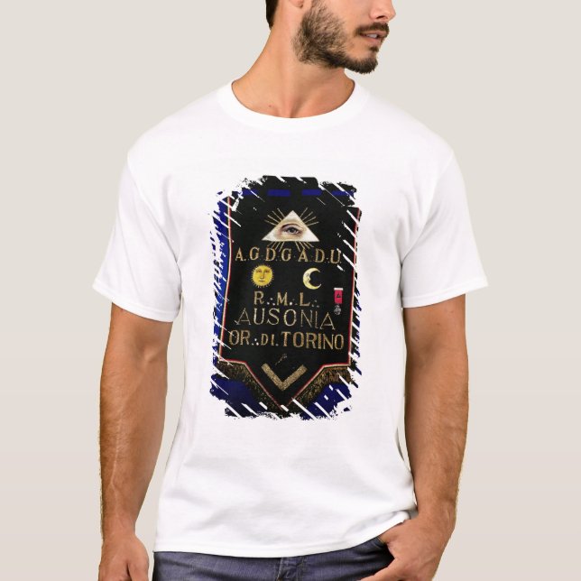 Masonic regalier, från beställa av Turin T-shirt (Framsida)