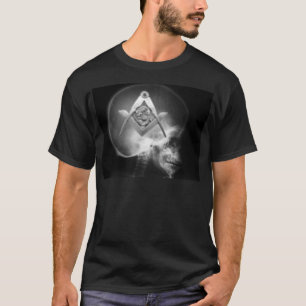 Masonic röntga den främmande skallen t shirt