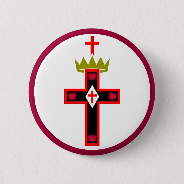 Masonic Rosicrucian samhälle knäppas Knapp (Framsida)